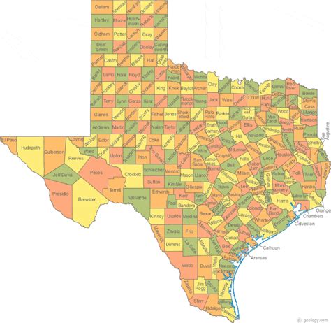 Map Of Texas