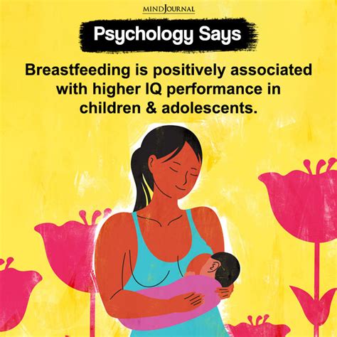 breastfeeding is positively associated with higher iq psychology facts