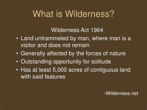 Ppt Bureau Of Land Management Identifying Land With Wilderness Characteristics Powerpoint