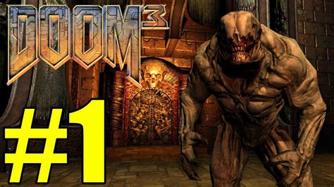 Doom 3 Bfg Edition Lets Play And Gameplay Part 1 Welcome To Mars Marine 1080p 60fps Youtube