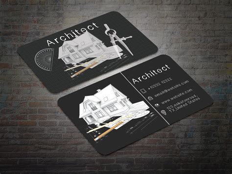 Business Card For Architect Techmix