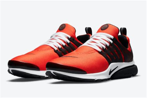 men shoes nike air presto orange black white ct3550 800