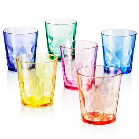 13 Oz Unbreakable Premium Drinking Glasses Set Of 6 Tritan Plastic Scandinovia Usa