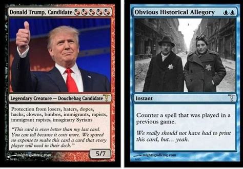Searchable card list for magic: A 2016 Presidential Election Themed Set Of Magic: The Gathering Cards - Neatorama