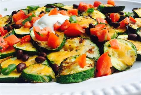 A Healthy Alternative To Traditional Nachos Zucchini