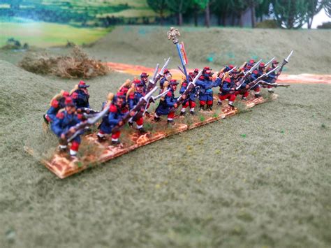 Painting Wargames Figures 15mm Old Glory French Infantry Of The Franco