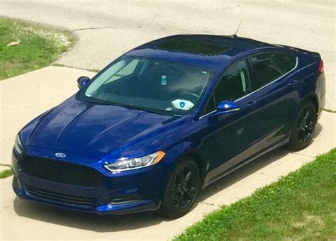2013 Ford Fusion Se Modified In Deep Impact Blue Metallic 2013 Ford