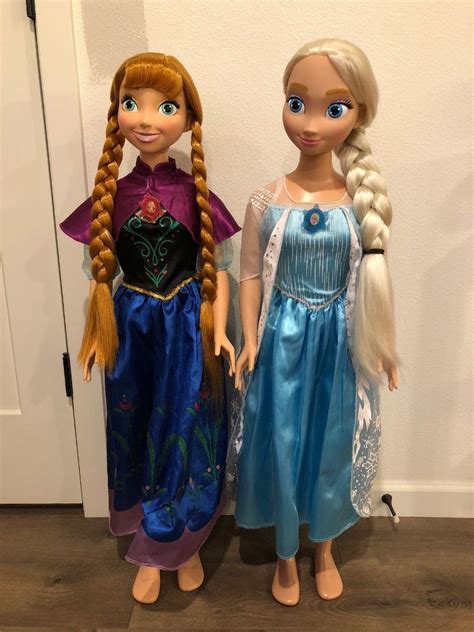 Big Elsa And Anna Dolls