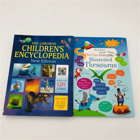 Usborne Illustrated Thesaurus And Childrens Encyclopedia Flexcover