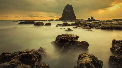 Beach Clouds Seascape Horizon Nature Hd 4k 5k 8k 10k Hd Wallpaper