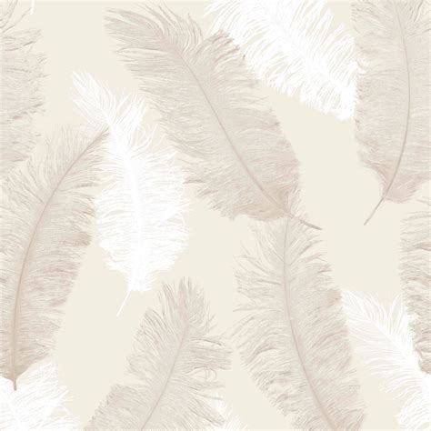 Colours Umali Brown And Taupe Feather Textured Wallpaper Departments