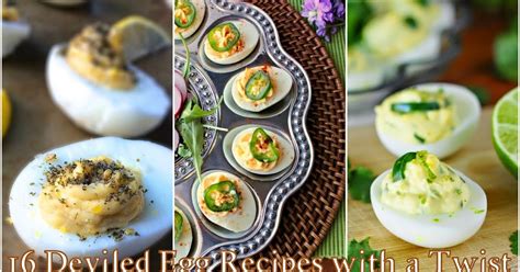 16 deviled egg recipes with a twist {recipe round up} taste as you go