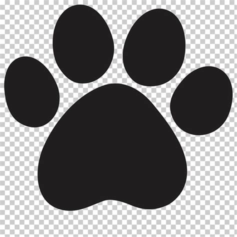 Download High Quality paw print clip art black Transparent PNG Images