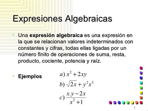 Expresiones Algebr Icas