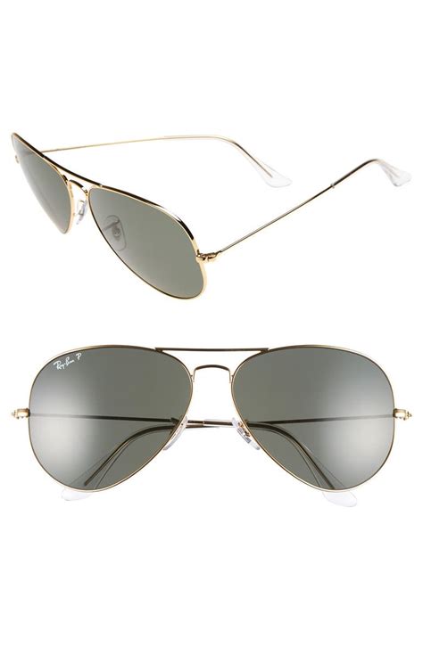 Ray Ban Aviator Polarized 62mm Sunglasses Nordstrom