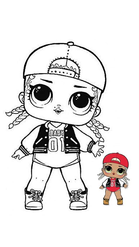 LOL rapera Baby para colorear | Folhas para colorir, Desenhos para