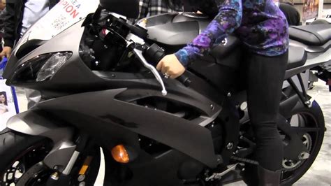 The motorcycle continues to deliver first class performances as. 2013 Yamaha YZF R6 Matte Black Grey Walk Around Canon ...