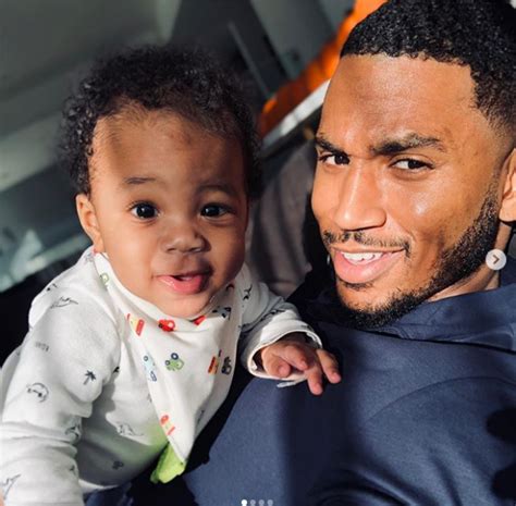 Daddy Duties Trey Songz Spends Quality Time With His Son