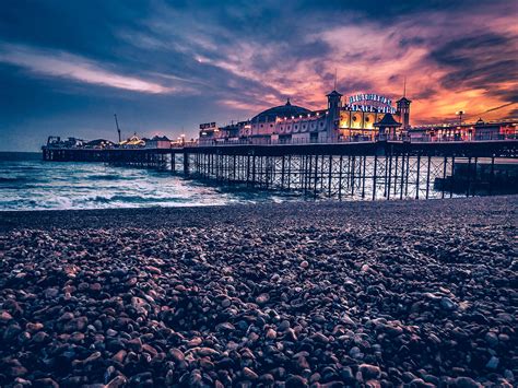 Brighton Palace Pier Sunset Taken By Me Rbritpics