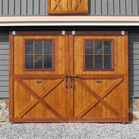 Breezeway Sliding Track Barn Doors With Window Barn Pros