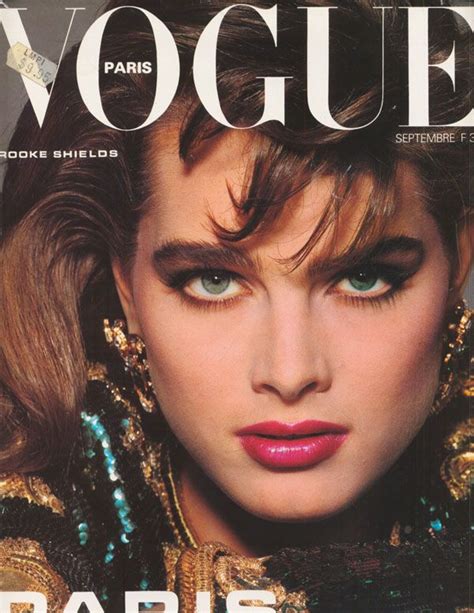 Brooke Shields Vogue Paris Vintage Vogue