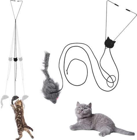 Cat String Toys Door Hanging Mouse Toy For Cats Cat Toy