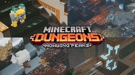 Minecraft Dungeons Howling Peaks Dlc Youtube