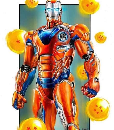 Maybe you would like to learn more about one of these? Ironman X goku | Superhero artwork, Iron man, Goku art