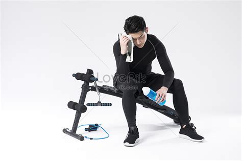 A Moving Man Sitting On A Supine Board Picture And Hd Photos Free
