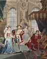 Henry Viii And Anne Boleyn Drawing by William Hogarth - Pixels