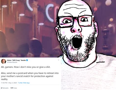 Soybooru Post Adam Sessler Angry Balding Ear Edit G Tv Gaming