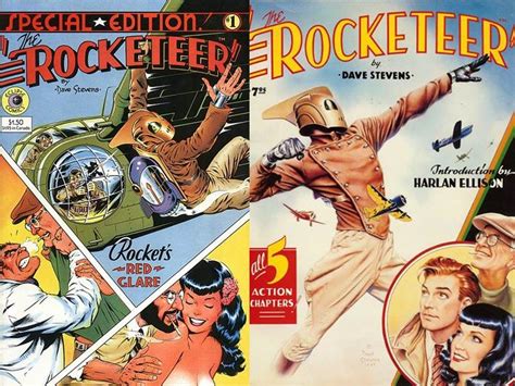 Daves Comic Heroes Blog Remembering Dave Stevens Rocketeer