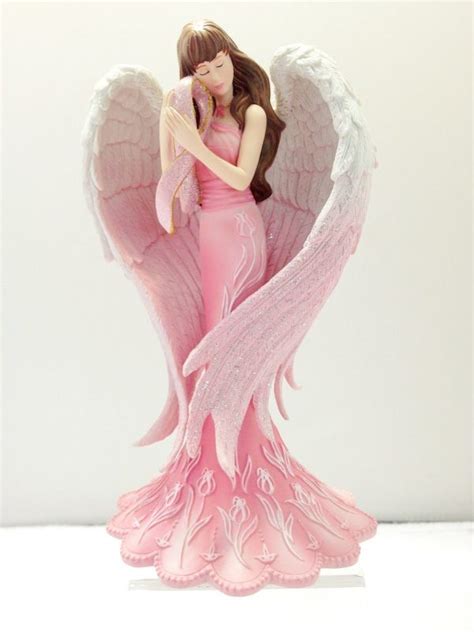 Preserver Of Comfort Reflection Of Hope Angel Figurine Breast Cancer