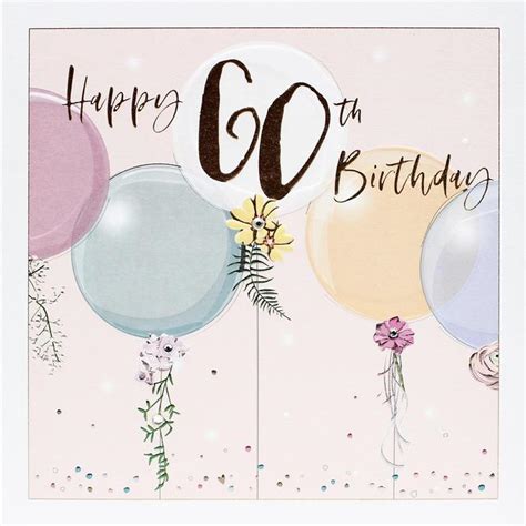 Happy 60th Birthday Card Ocado