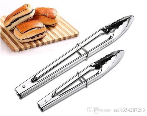9 Silicone Bbq Tongs With Lock Design And Clip Clamp Stainless Steel Kitchen Peeler Set For