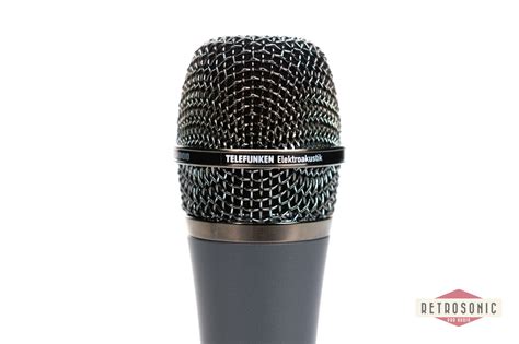Telefunken M81 Dynamic Microphone Greyblack Grille