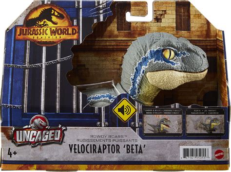Jurassic World Uncaged Rowdy Roars Velociraptor Beta Rexys Reviews