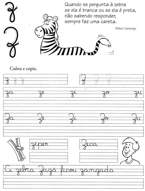 Atividades Aprender Escrever Letra Cursiva Alfabetização Infantil