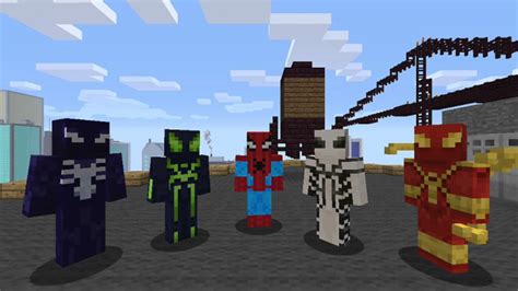 Minecraft Xbox 360 Amazing Spiderman Two Skin Pack Youtube