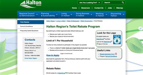 Toilet Rebate Program Ontario