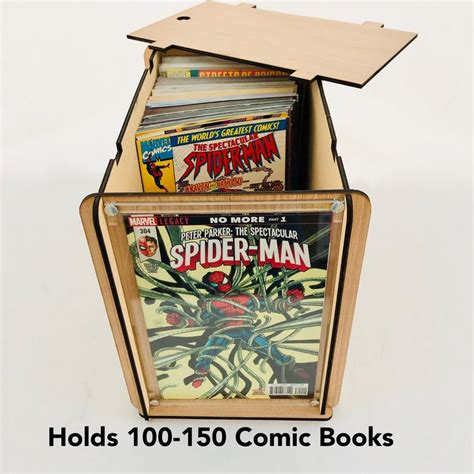 Comic Book Storage And Display Box Displaystore Comics In An Etsy In