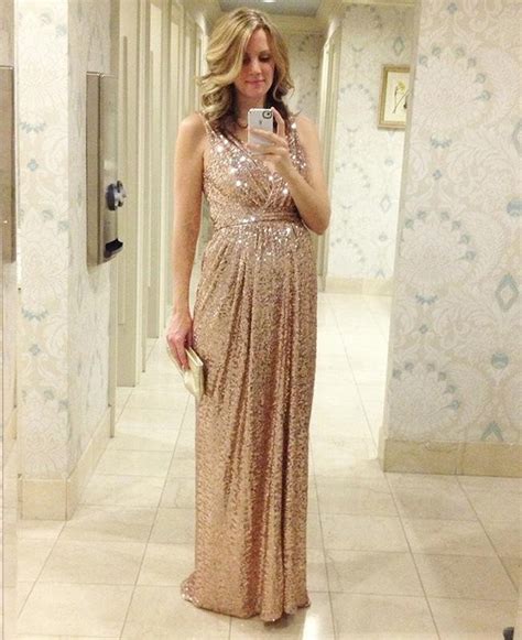Every woman deserves their dream dress, that fits right while still being budget friendly! 2016 Rose Gold Bridesmaids Dresses Sequins Plus Size ...