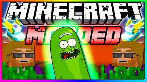 Im Pickle Rick Ep 17 Of Minecraft Modded Smp Movement Youtube