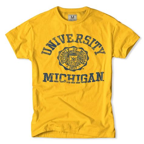 University Of Michigan T Shirt Michigan Shirts T Shirt College Shirts