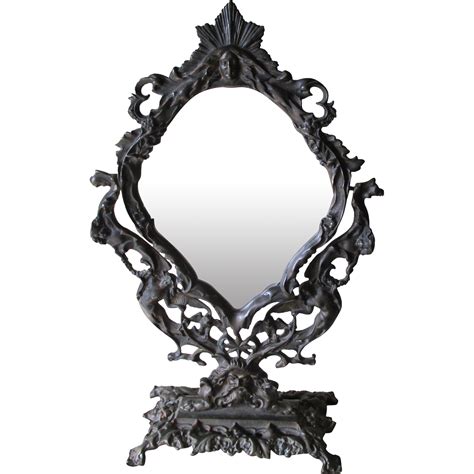 By selli noblesse from «gilgamesh». Antique Victorian Gothic Mirror with Angels, Owls, Cherubs ...