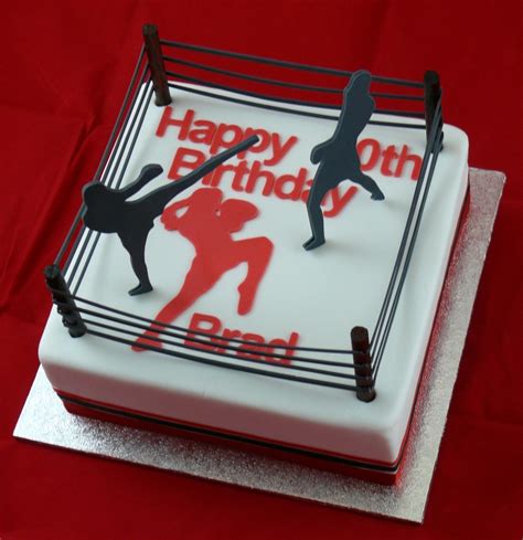 Boxing Ring Cake Muay Thai Style