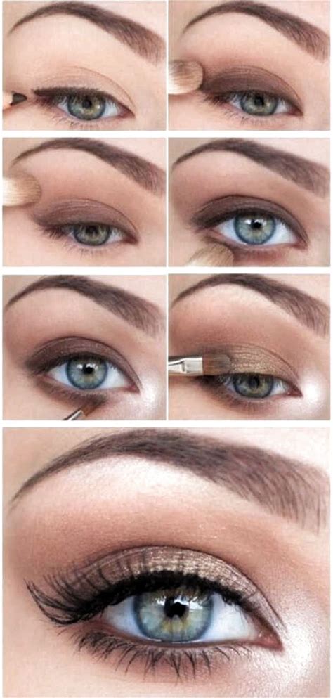 Step By Step Smokey Eye Makeup For Blue Eyes