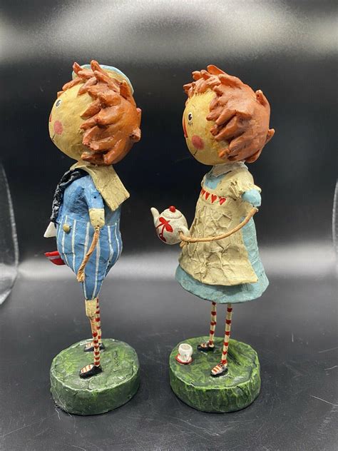 Lori Mitchell Figurines Raggedy Anne And Raggedy Andy