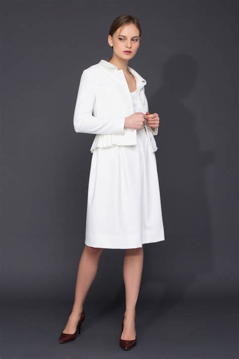 White Suit Women Wedding Skirt Suit Two Piece Set Etsy Uk