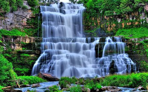 Waterfall Background Pictures Wallpapersafari